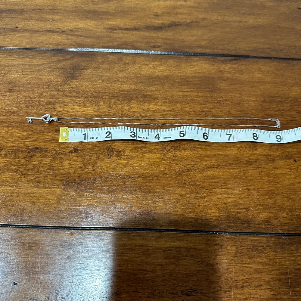 Kay Jewelers 925 Flickering Diamond Heart Key Necklace - Picture 3 of 3